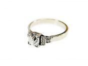 Art Deco Diamond Engagement Ring