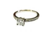 Modern Diamond Engagement Ring