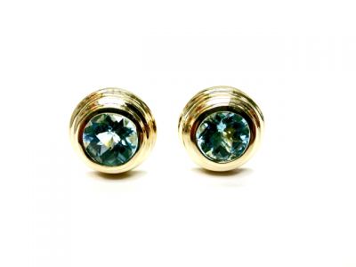 Blue Topaz Earrings