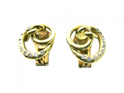 Cartier Vintage Diamond Earrings