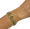 Vintage 2.46ct Diamond Floral Bracelet in 18kt Yellow and White Gold