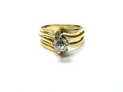 Vintage 0.48ct Diamond Ring Set