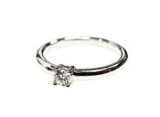 Vintage .19ct Diamond 18kt Ring