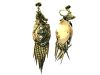Emerald and Pearl Victorian Brooch Earrings Set