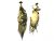 Emerald and Pearl Victorian Brooch Earrings Set