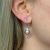 Pearl and Diamond Drop Earrings