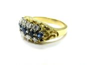 Vintage Sapphire and Diamond Ring