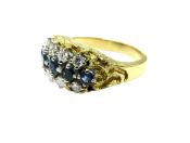 Vintage Sapphire and Diamond Ring
