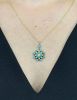 Seed Pearl Turquoise Starburst Pendant