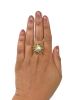 Vintage Baroque Pearl Ring in 18kt Yellow Gold
