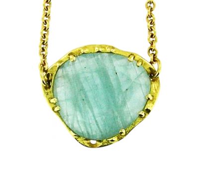 Audrius Krulis Aquarmarine Pendant