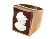 Agate Cameo Ring