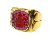 Agate Intaglio Ring