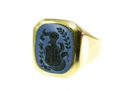 Agate Intaglio Ring