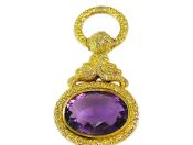 Amethyst Fob
