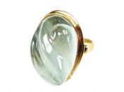 Aquamarine Estate Solitaire Ring