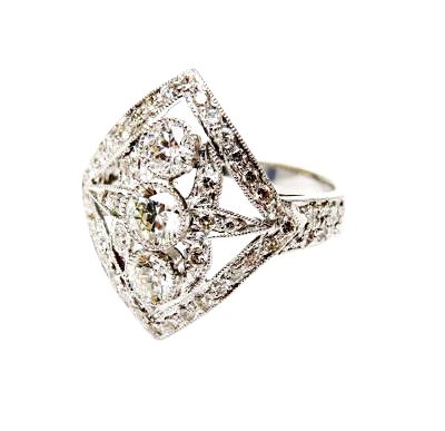 Art Deco Inspired Diamond Ring