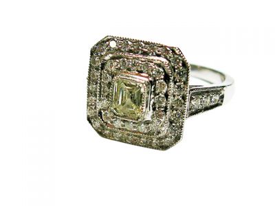 Art Deco Inspired Diamond Ring