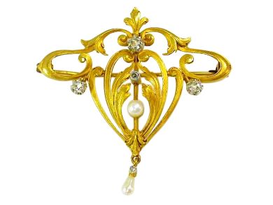 Art Nouveau Brooch