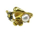 Art Nouveau Pearl Ring
