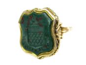 Bloodstone Intaglio Ring