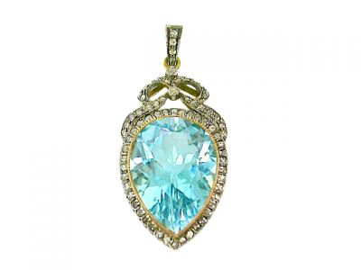 Blue Topaz Pendant