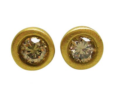 Brown Diamond Earrings