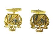 10kt Yellow and White Cufflinks Lambton Country Club