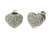 Diamond Heart Earrings