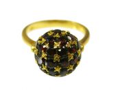 Garnet Ball Ring