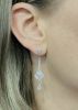 Art Deco Inspired Diamond Drop Earrings