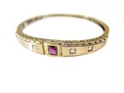 Victorian Ruby Bracelet 