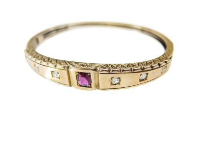 Victorian Ruby Bracelet 