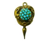 Victorian Turquoise Pendant