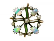 Opal Brooch