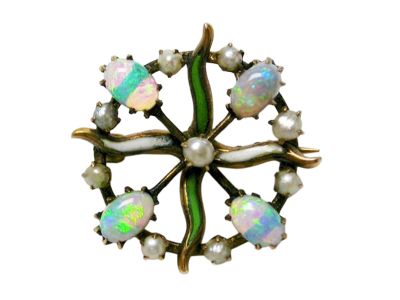 Opal Brooch