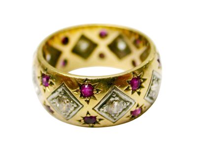 Diamond and Ruby Band