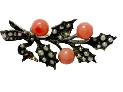 Holly Brooch