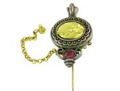 Tourmaline Brooch