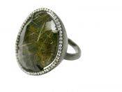 Rutilated Quartz Ring
