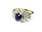 Cabochon Sapphire Ring