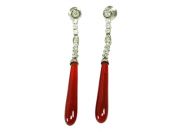 Carnelian Drop Earrings