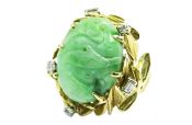 Carved Jade Ring