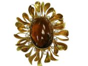 Citrine Brooch