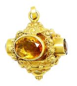 Citrine Fob