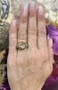 Vintage Citrine Solitaire Ring