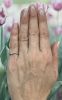 Modern Curved Half-Eternity .27ct Diamond Band in 14kt White Gold