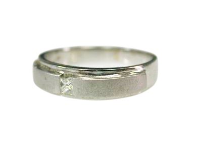 Princess Cut Diamond Band