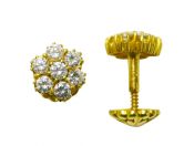 Diamond Cluster Earrings