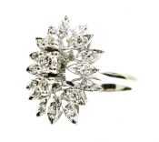 Diamond Cluster Ring